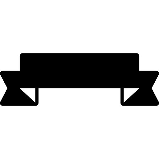 Ribbon banner shape